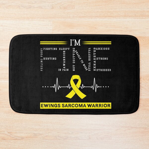 Item preview, I'm Fine Ewings Sarcoma Warrior Support Ewings Sarcoma Awareness Gifts designed and sold by rechardtee.