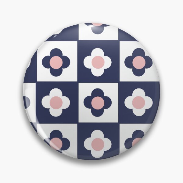 Item preview, Iconic Retro Floral Checkered Pattern  designed and sold by Deutschic.