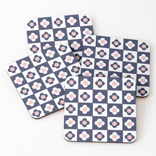 Item preview, Iconic Retro Floral Checkered Pattern  designed and sold by Deutschic.