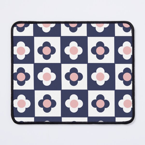 Item preview, Iconic Retro Floral Checkered Pattern designed and sold by Deutschic.