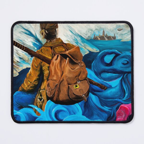 Item preview, Extra Terra - Acrylic Painting Conspiracy Tartarian Explorer Tartaria Lost Civilization Hidden History Zeplyn Pyramids mudflood designed and sold by Tyler Ashe.