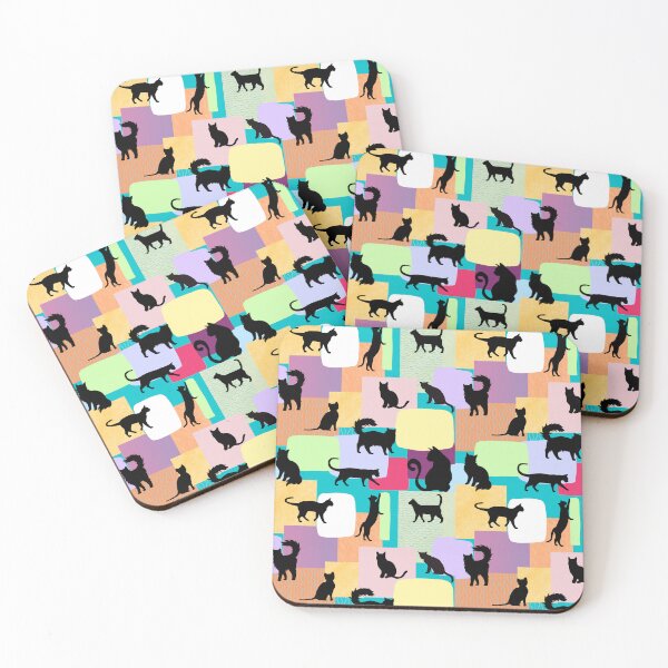 Item preview, Black Cat Pattern designed and sold by BlakefourDesign.