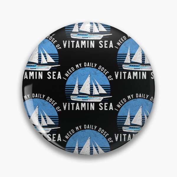 Item preview, Sailing Sailboat Retro Vintage Vitamin Sea designed and sold by lloyd68.