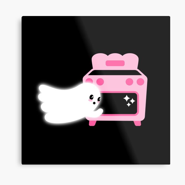 Baking Ghost Metal Print