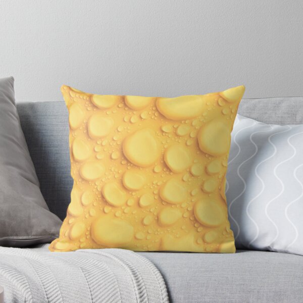 Item preview, PATTERN DESIGN STUDY #48 – Water Drops on Yellow Background designed and sold by DEL-Productions.