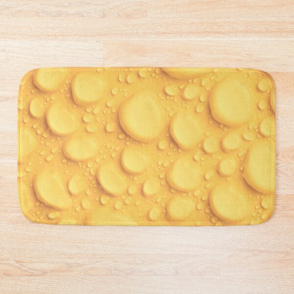 Item preview, PATTERN DESIGN STUDY #48 – Water Drops on Yellow Background designed and sold by DEL-Productions.
