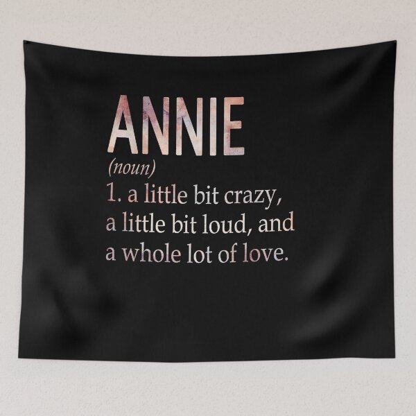 Item preview, Annie Girl Name Definition designed and sold by Alexmdast.