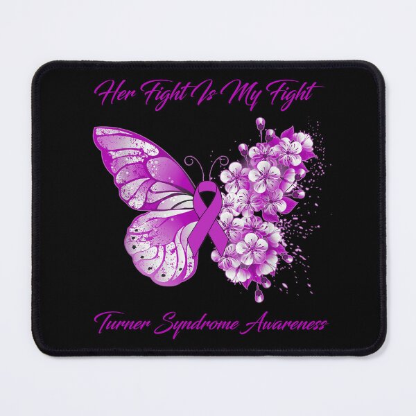 Item preview, Her Fight Is My Fight Turner Syndrome Awareness Butterfly Ribbon Gifts designed and sold by Adropine.