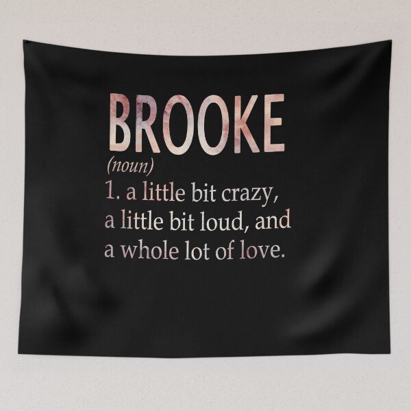 Item preview, Brooke Girl Name Definition designed and sold by Billieerag.