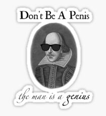 Something Rotten God I Hate Shakespeare Sticker