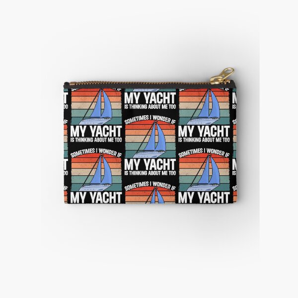 Item preview, Sailing Sailboat Vintage Retro My Yacht Is Thinking designed and sold by lloyd68.