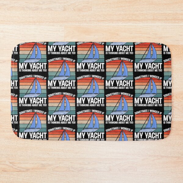 Item preview, Sailing Sailboat Vintage Retro My Yacht Is Thinking designed and sold by lloyd68.