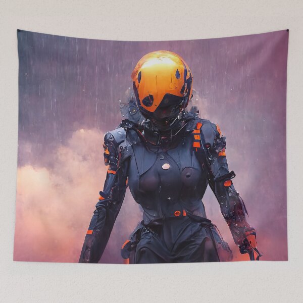 Item preview, futuristic soldier designed and sold by AICustomArt ⭐⭐⭐⭐⭐.