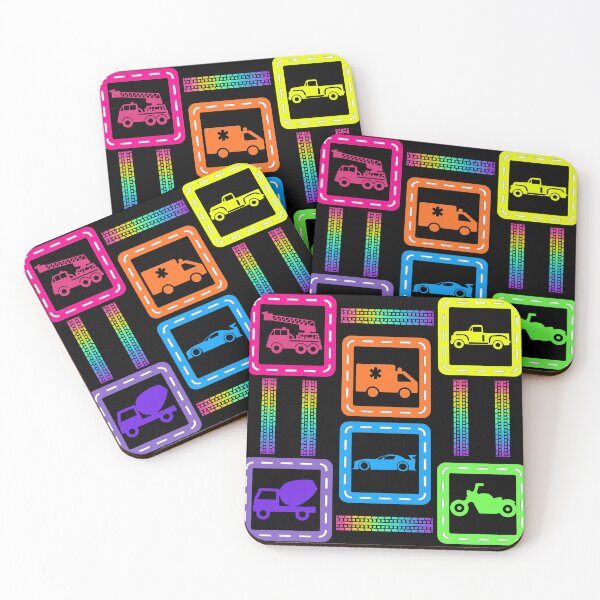 Item preview, Rainbow geometric vehicles designed and sold by KCAbdelnour.