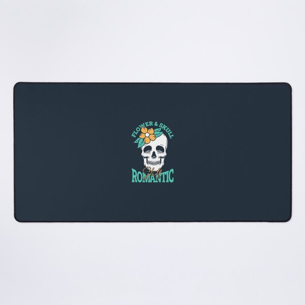 Item preview, Romantic Flower Skull Illustration designed and sold by rukurustudio.