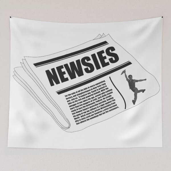 Item preview, Newsies Newspaper designed and sold by hamilshot.
