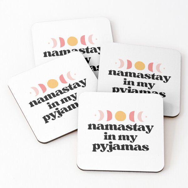 Item preview, namastay in my pyjamas | black designed and sold by LazyCho.
