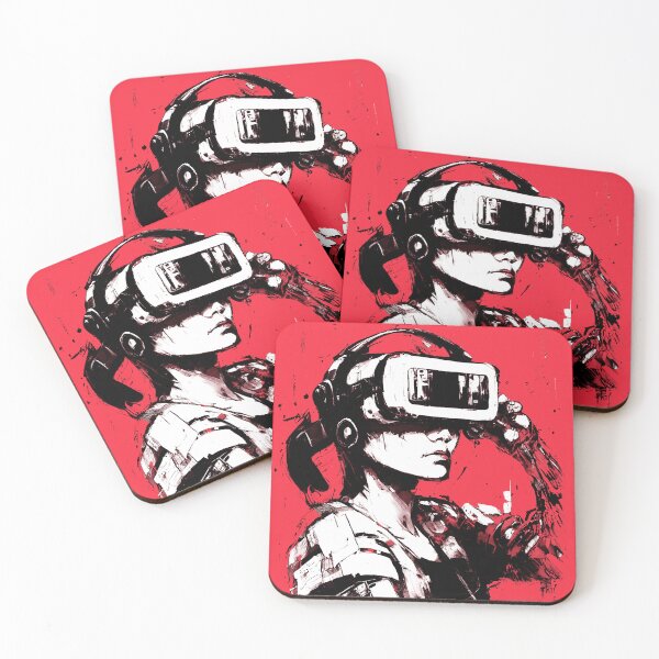 Item preview, VR Cyborg  Cyberpunk Girl designed and sold by ChasmicArt.