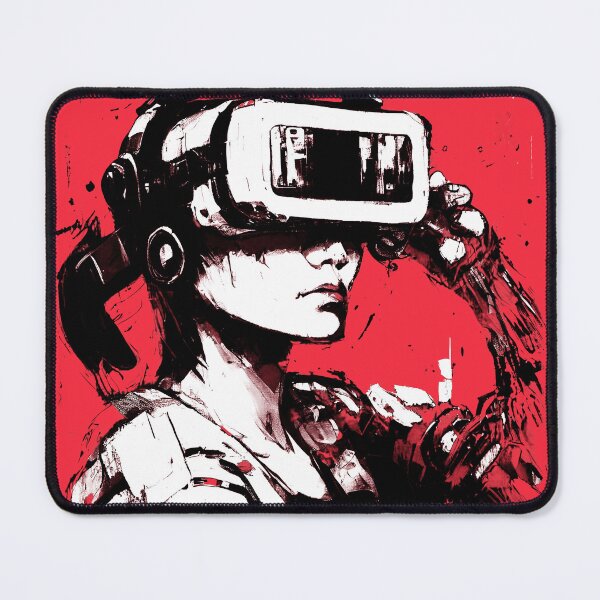 Item preview, VR Cyborg Cyberpunk Girl designed and sold by ChasmicArt.