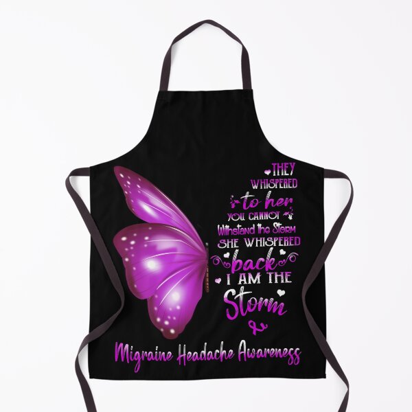 Item preview, She Whispered Back I Am The Storm Migraine Headache Awareness Butterfly designed and sold by frechettee.