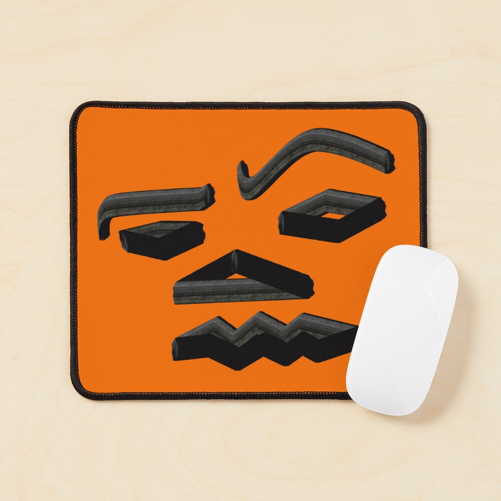 The Rock Eyebrow meme pumpkin face Sticker for Sale by Mini Mab