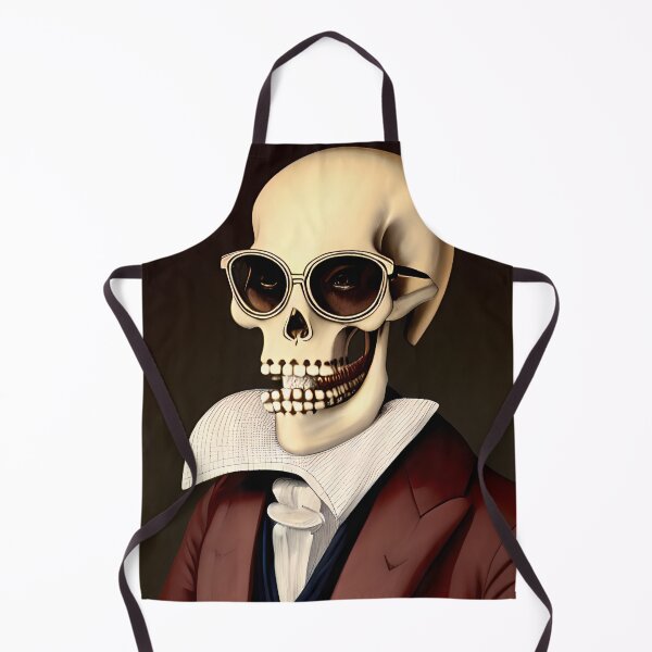 Item preview, Aristocratic Skeleton in a Red Suit and Dark Sunglasses designed and sold by skillunused.