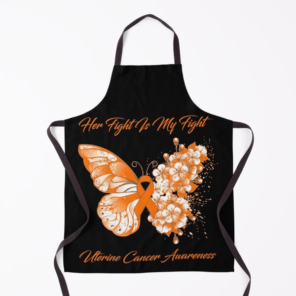 Item preview, Her Fight Is My Fight Uterine Cancer Awareness Butterfly Ribbon Gifts designed and sold by Adropine.