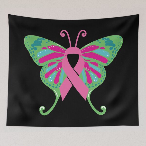 Item preview, Breast cancer butterfly designed and sold by pnkpopcorn.