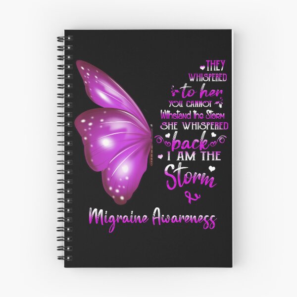 Item preview, She Whispered Back I Am The Storm Migraine Awareness Butterfly designed and sold by frechettee.