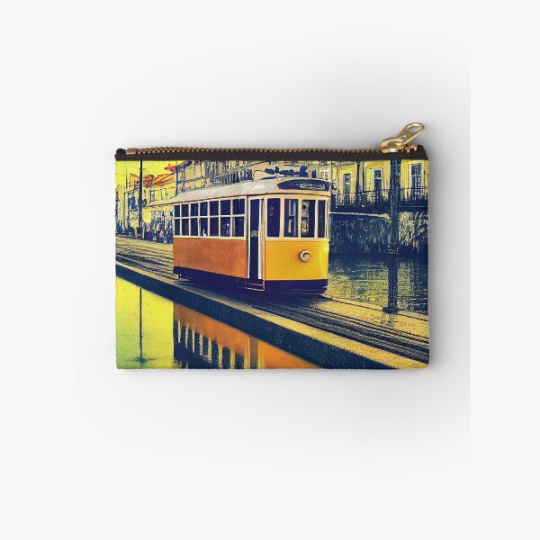 Item preview, Yellow Lisbon Tram  designed and sold by Myriam Iart.