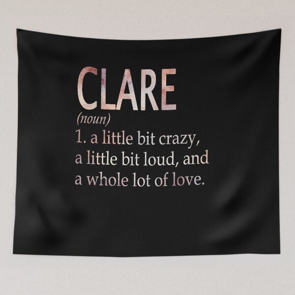 Item preview, Clare Girl Name Definition designed and sold by Reggiewaz.