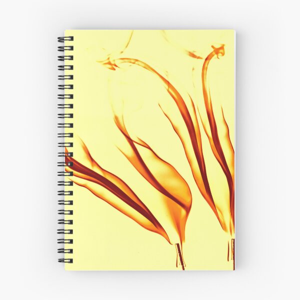 Item preview, PATTERN DESIGN STUDY #61 – Transparent Wavy Flames Framed in Yellow designed and sold by DEL-Productions.