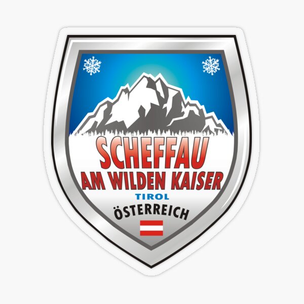 Scheffau am Wilden Kaiser Tirol Österreich Österreich Berge Transparenter Sticker