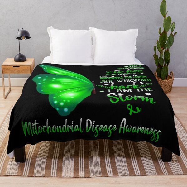 Item preview, She Whispered Back I Am The Storm Mitochondrial Disease Awareness Butterfly designed and sold by frechettee.