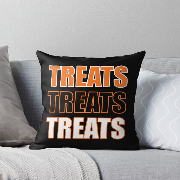 Item preview, TREATS TREATS TREATS - Halloween - Black Background designed and sold by 8PawsStudio.