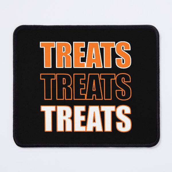 Item preview, TREATS TREATS TREATS - Halloween - Black Background designed and sold by 8PawsStudio.