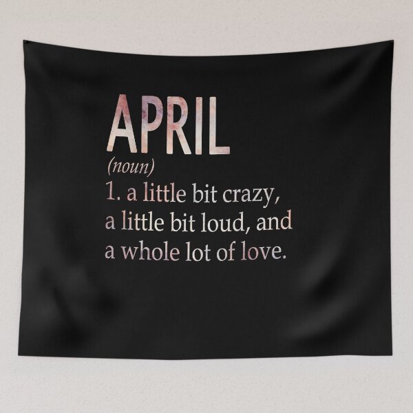 Item preview, April Girl Name Definition designed and sold by Alexmdast.