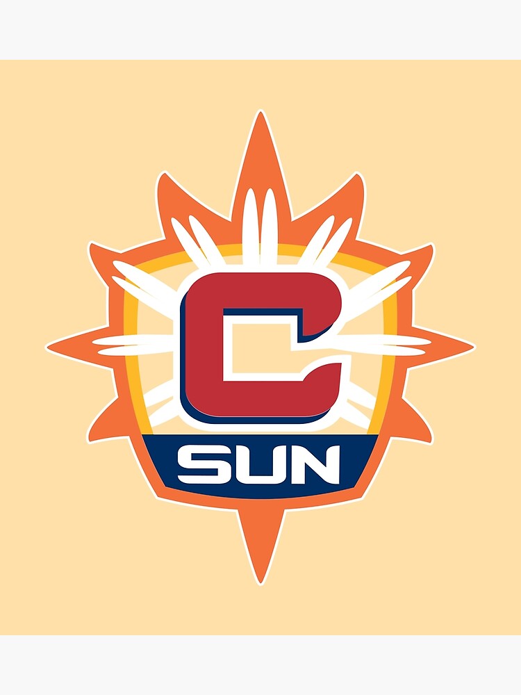 Connecticut Sun Logo Poster For Sale By Alavastra Redbubble