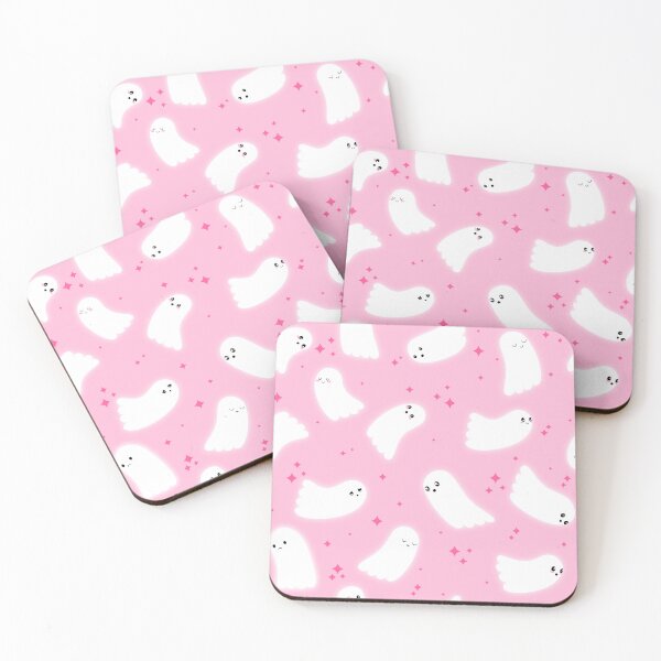 Item preview, Ghost Pattern (Pink Sparkles Pink Background) designed and sold by Kimberly Sterling.