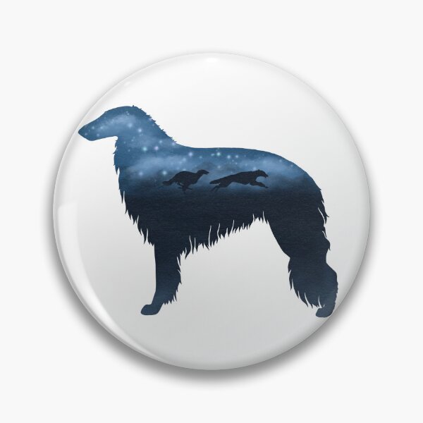 Item preview, “The Chase” Borzoi Dogs designed and sold by Spinyflowerart.