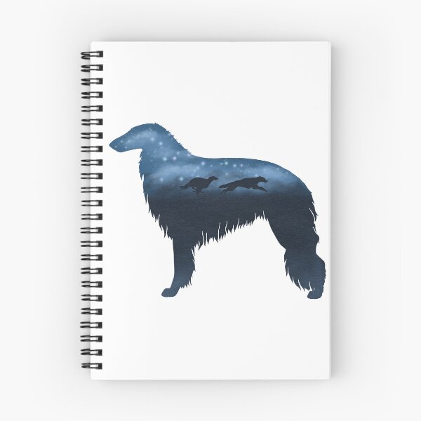 Artikelvorschau, Barsoi-Hunde „The Chase“. entworfen und verkauft von Spinyflowerart.