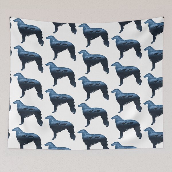 Item preview, “The Chase” Borzoi Dogs designed and sold by Spinyflowerart.