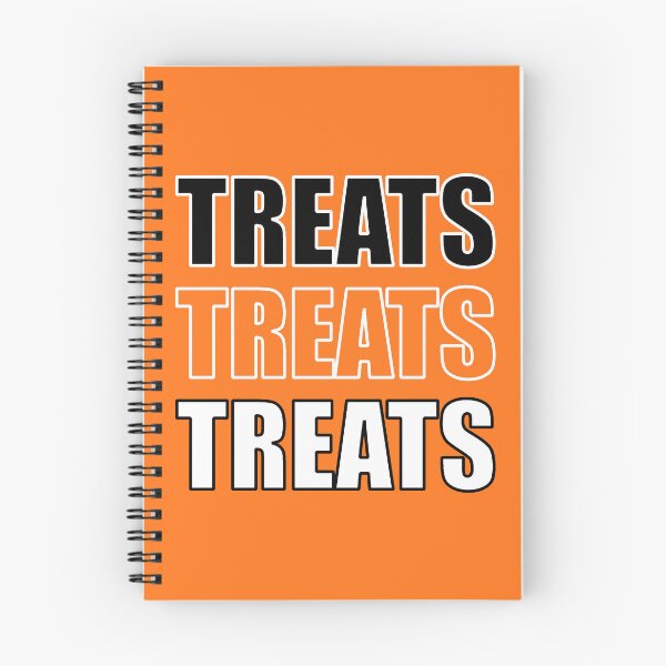 Item preview, TREATS TREATS TREATS - Halloween - Orange Background designed and sold by 8PawsStudio.