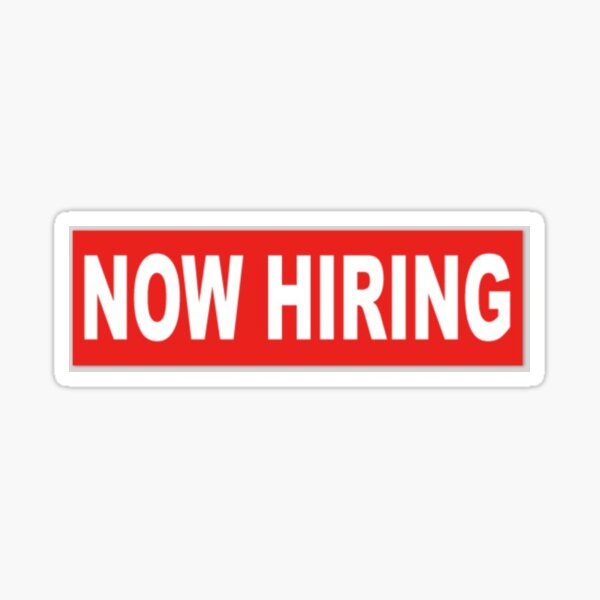 Item preview, Now Hiring Advertising Bumper Sticker Magnet designed and sold by SylaiseBlessing.