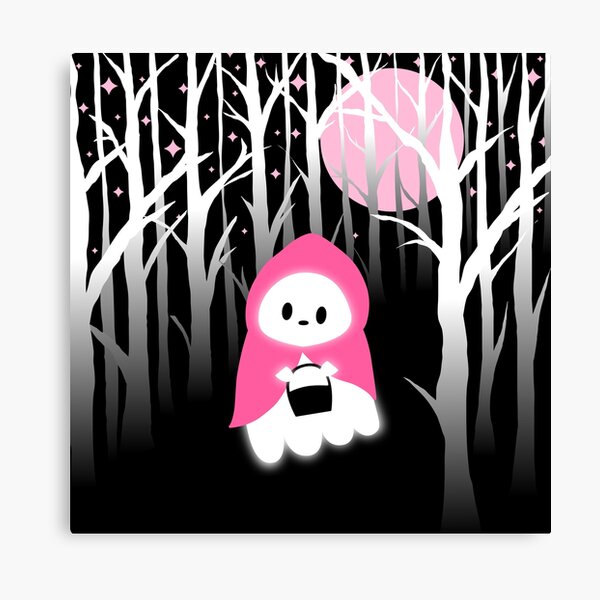 Little Red Riding Hood Ghost Canvas Print