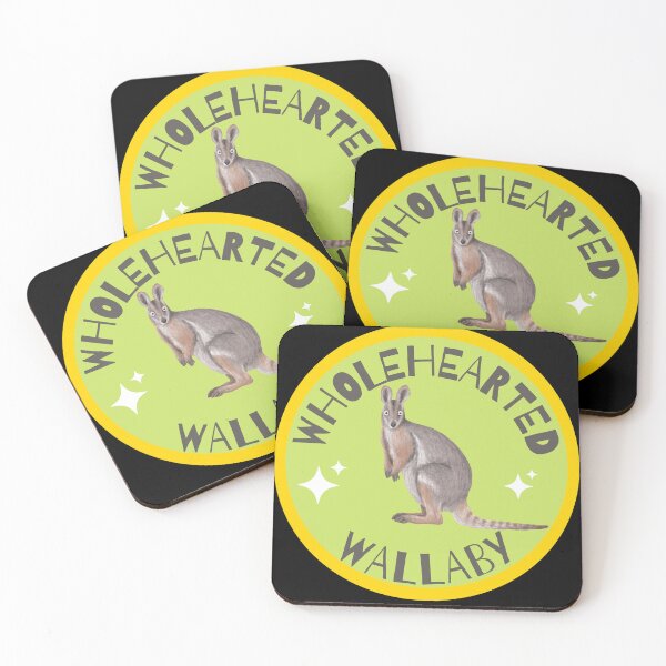 Item preview, Wholehearted Wallaby Motivational designed and sold by Bright76.