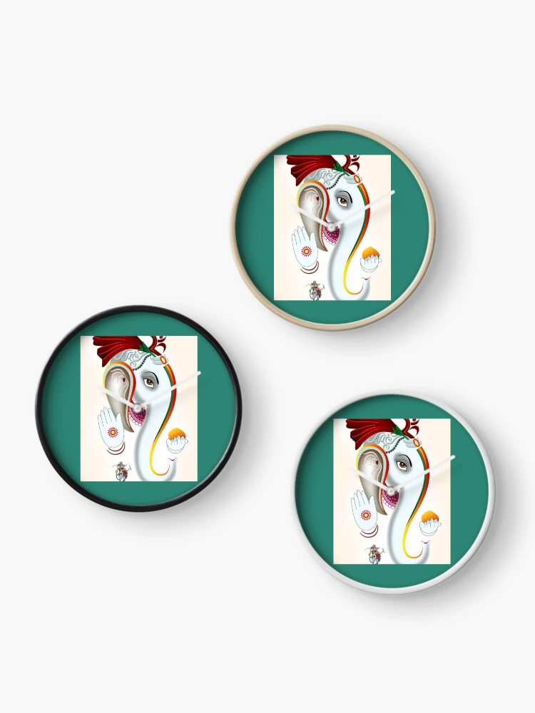 Thumbnail 3 of 4, Clock, Janmashtami                           designed and sold by RasikaDesignse.