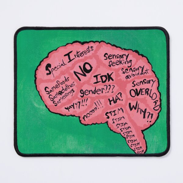 Item preview, The Autistic Mind designed and sold by ghostiemakesart.