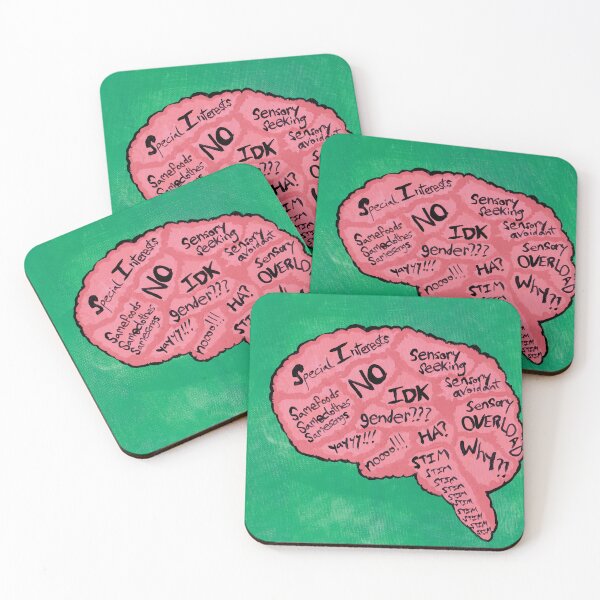 Item preview, The Autistic Mind designed and sold by ghostiemakesart.