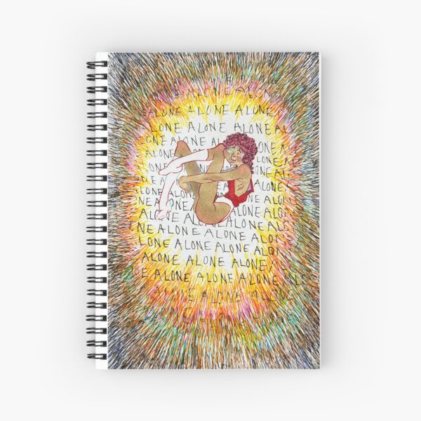 Alone Spiral Notebook